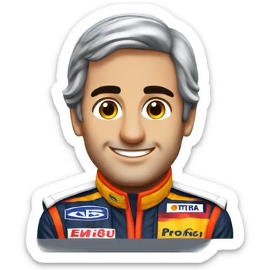 Carlos Sainz Formula 1 driver sticker