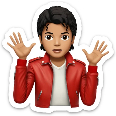 thriller michael jackson sticker