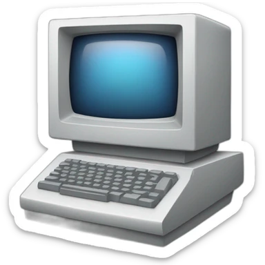 mac classic computer sticker