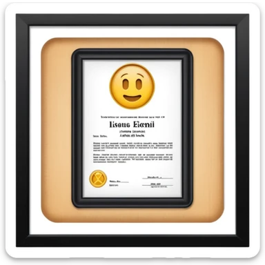 docs and personal license sticker