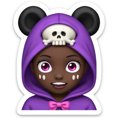 Exact kuromi emoji 100% accurate  sticker