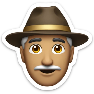 türkish man with a cultural hat sticker