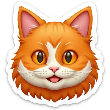 a mewingh emoji with body and a long chin sticker