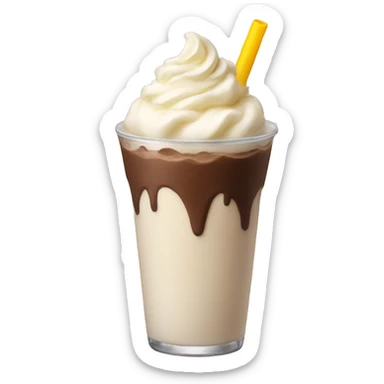 milk shake sticker