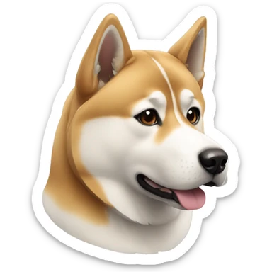 akita inu sticker