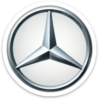 Mercedes logo F1 sticker
