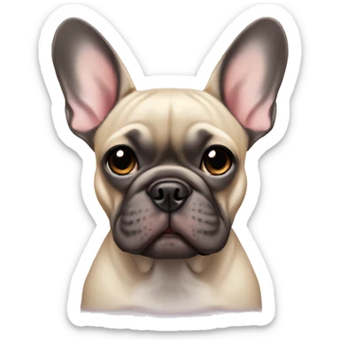 French bulldog lilac tan sticker