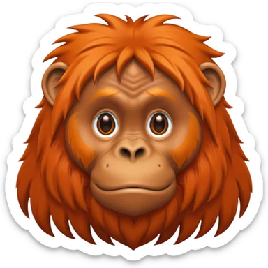 Orangutan sticker