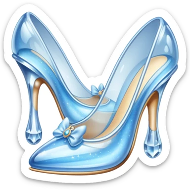 Cinderella shoe sticker
