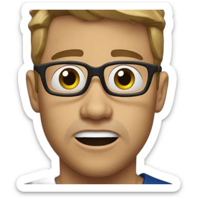 Crying dodgers fan sticker