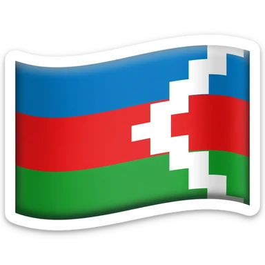 Artsakh emoji flag sticker