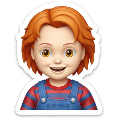 AaUn emojin de chuky sticker