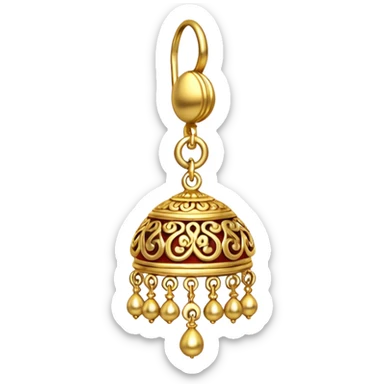 Little jhumka emoji sticker