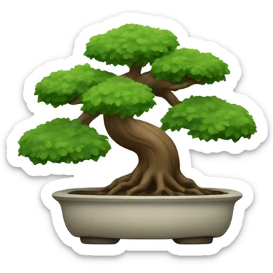 bonsai tree sticker