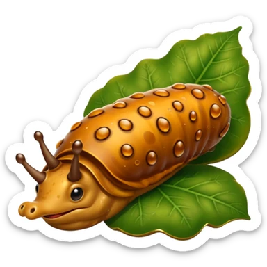 Slimy King Slug sticker