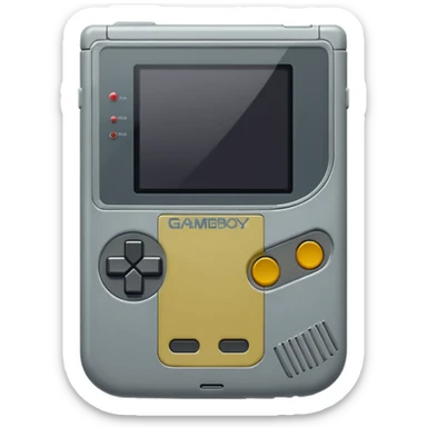 gameboy with no logo emoji sticker