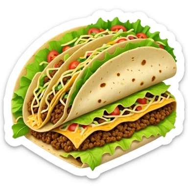 A taco in prison  sticker