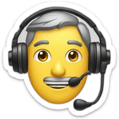 Locutor radio sticker