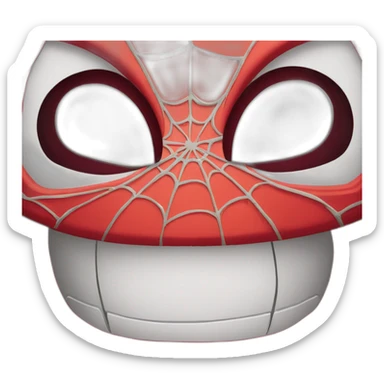 Spider man smile sticker