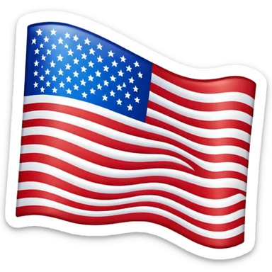 american flag  sticker