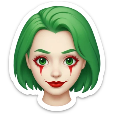 joker emoji from bat man sticker
