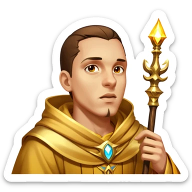 Golden Arcanist sticker