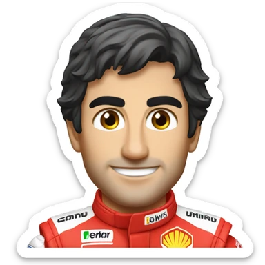 Carlos sainz jr ferrari sticker