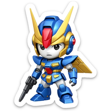 Gundam chibi sticker