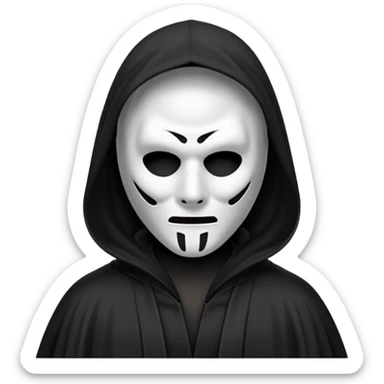 ghostface from scream sticker