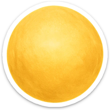 soul as a golden orb with a soft aura, radiating light, warm and radiant sticker