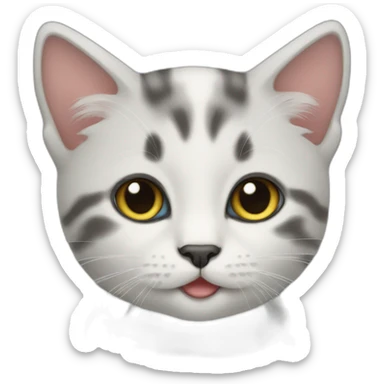 kitten sticker