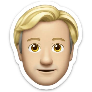 Macron embrasse marine lepen sticker