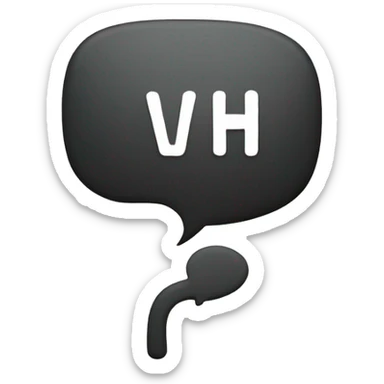 Speech bubble with wth sticker