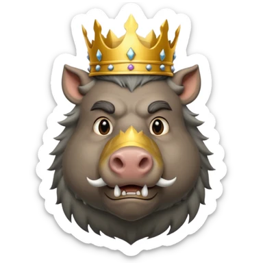 boar King  sticker