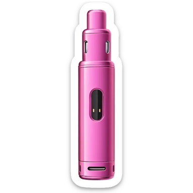 Pink vape sticker