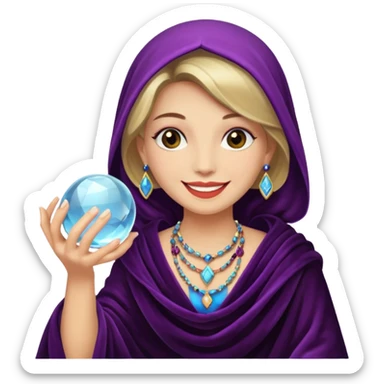 fortune teller sticker
