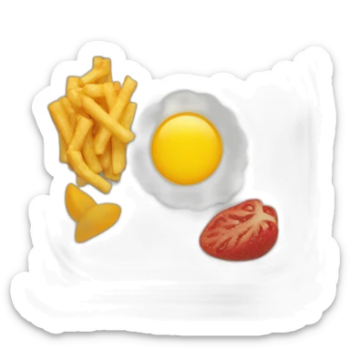 Meal snack for school sticker