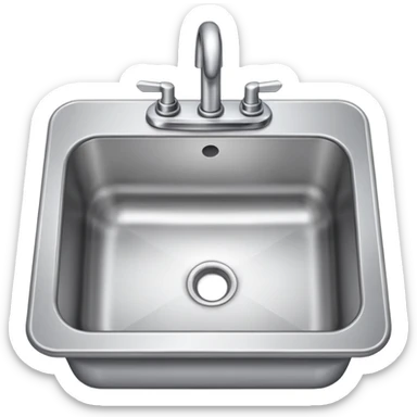 aluminium sink sticker