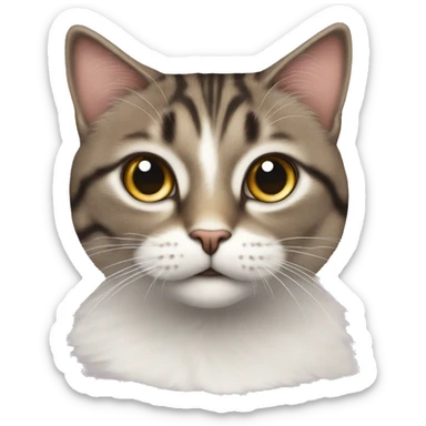 prateek pagal text with a cat saying haa vo pagal hea  roj marta hea mujhe nashe ka sticker