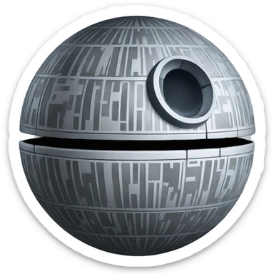 death star emoji sticker