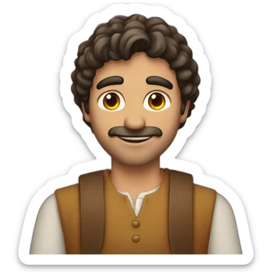 spaniard guy sticker