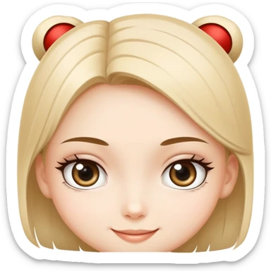 Beautiful girl smilling with big eyes and "ryu" written on toptank sticker