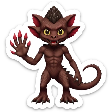 Stranger things demogorgon sticker