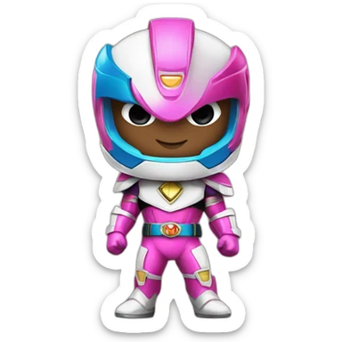 Power Rangers chibi sticker