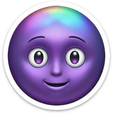 black and purple pearl black colour sticker