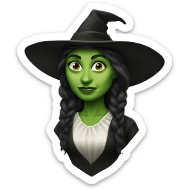Created elphaba cynatha erivo sticker