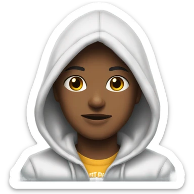 hoodie with lettering «i 🩷 my girlfriend» sticker