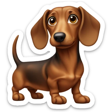 Dachshund sticker