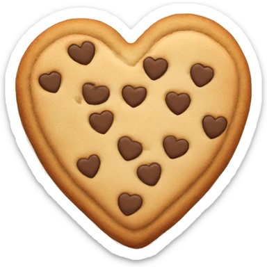 heart cookie sticker