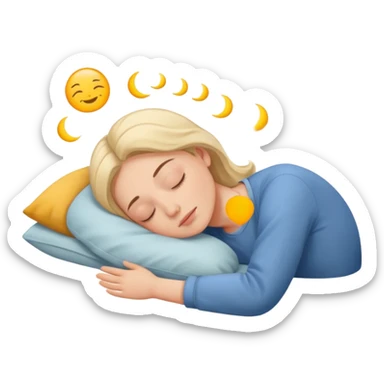 Get rid of insomnia and enjoy a natural and peaceful sleep. sticker